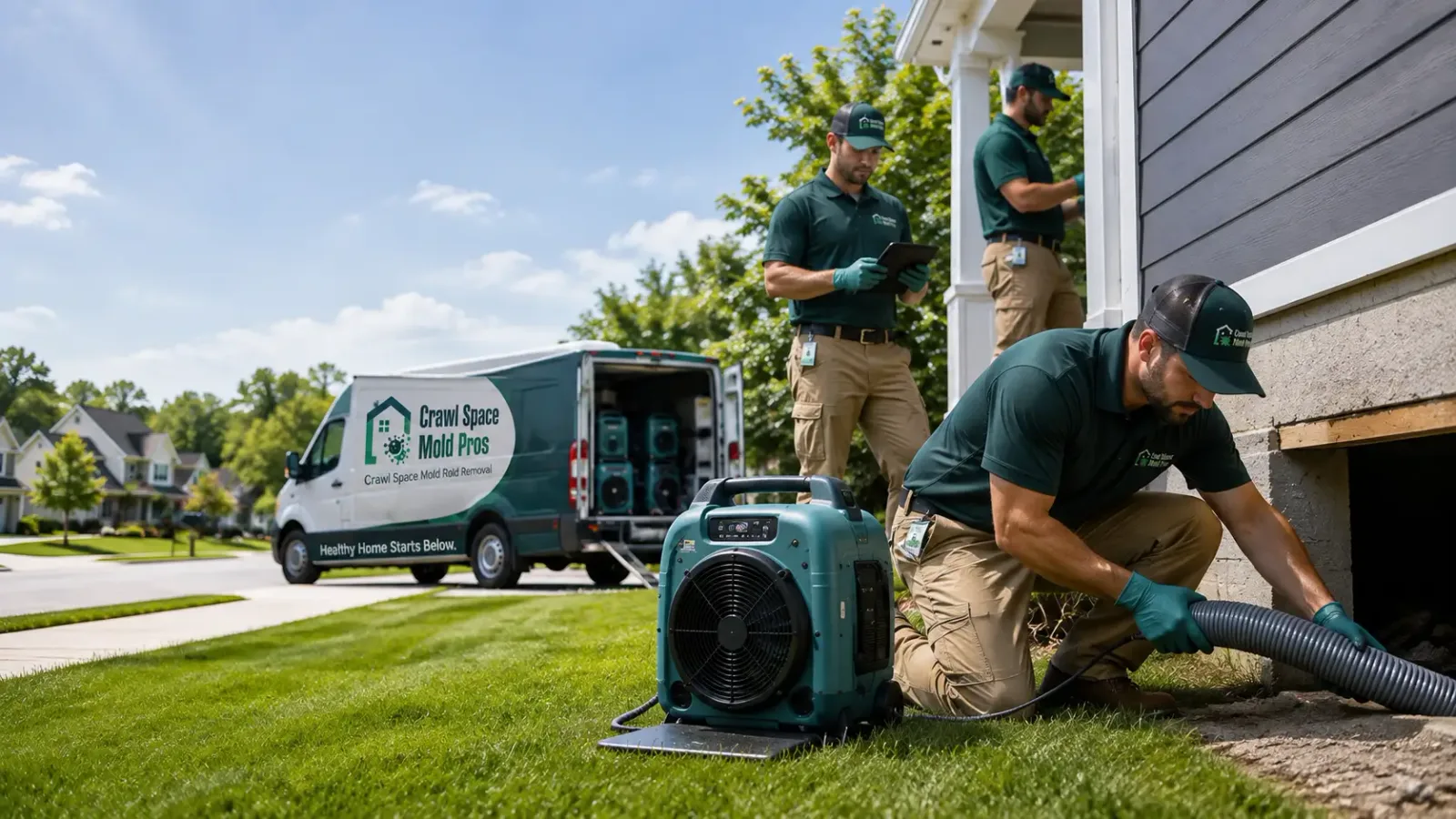 Crawl Space Mold Removal in Roberts, ID